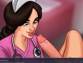 Hot sex with a mature lady and blowjob from a nurse l my sexiest gameplay moments l summertime saga v0 18 l part 12