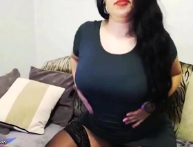 Brunette sensual masturbate anal after watching porn - closeup
