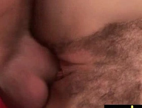 Long white dick roughly fucks her pink pussy 25